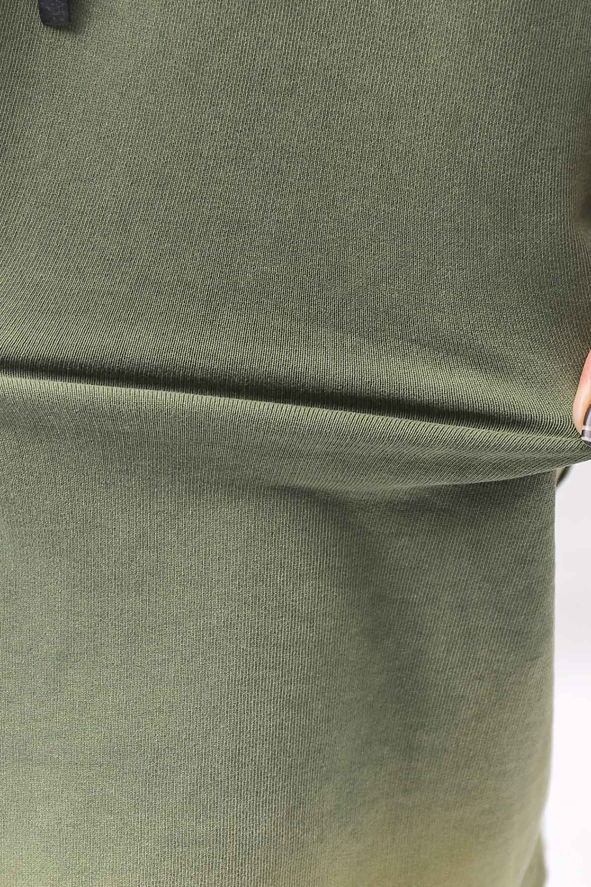 【NOSTRASANTISSIMA】 OPEN BACK LIGHT SWEAT COVER LONG TANK TOP M142_GREEN FADE