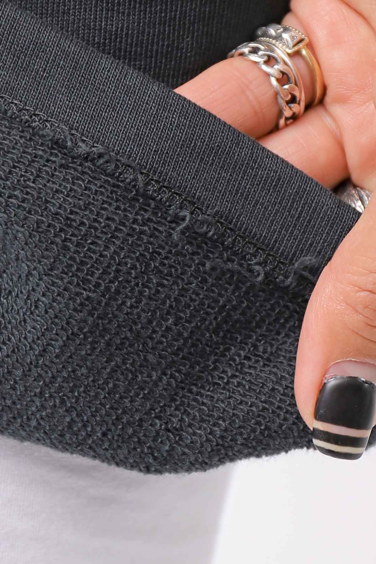 【NOSTRASANTISSIMA】 OPEN BACK LIGHT SWEAT COVER LONG TANK TOP M142_BLACK