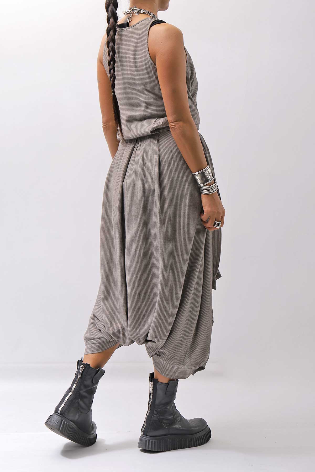 【studio b3】 MULTI-WAY PANTS&amp;SKIRT DRESS NB2088_SAND OLD DYE