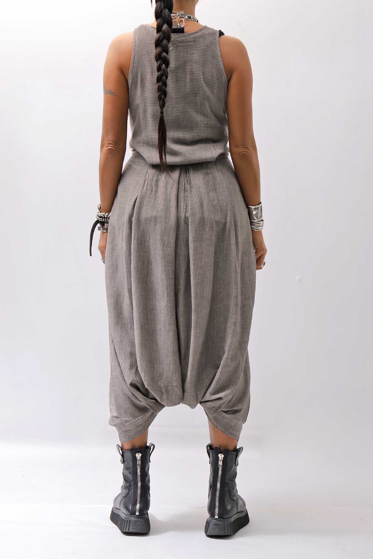 【studio b3】 MULTI-WAY PANTS&amp;SKIRT DRESS NB2088_SAND OLD DYE