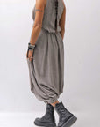 【studio b3】 MULTI-WAY PANTS&SKIRT DRESS NB2088_SAND OLD DYE