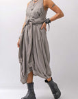 【studio b3】 MULTI-WAY PANTS&SKIRT DRESS NB2088_SAND OLD DYE