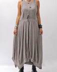 【studio b3】 MULTI-WAY PANTS&SKIRT DRESS NB2088_SAND OLD DYE