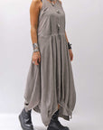 【studio b3】 MULTI-WAY PANTS&SKIRT DRESS NB2088_SAND OLD DYE