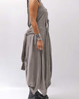【studio b3】 MULTI-WAY PANTS&SKIRT DRESS NB2088_SAND OLD DYE