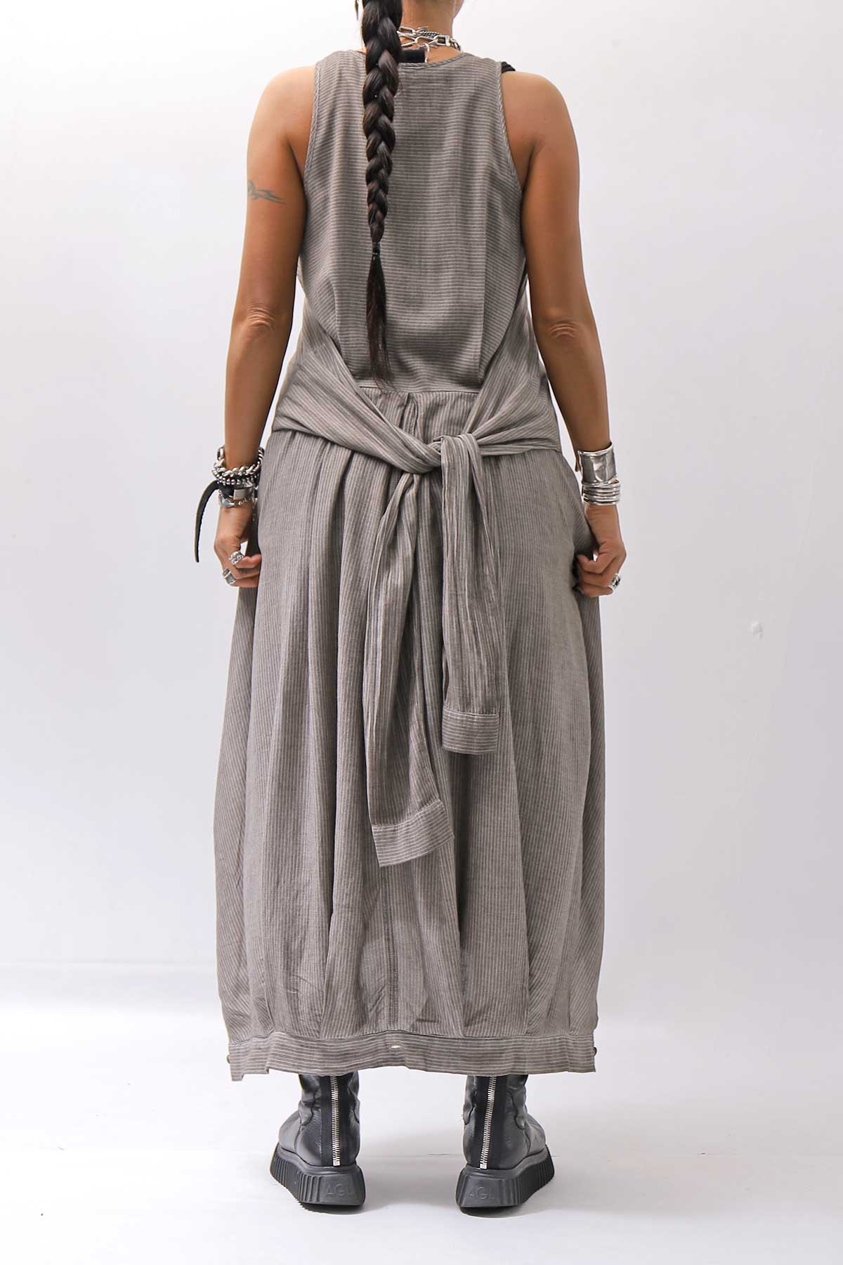 【studio b3】 MULTI-WAY PANTS&amp;SKIRT DRESS NB2088_SAND OLD DYE