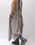【studio b3】 MULTI-WAY PANTS&SKIRT DRESS NB2088_SAND OLD DYE