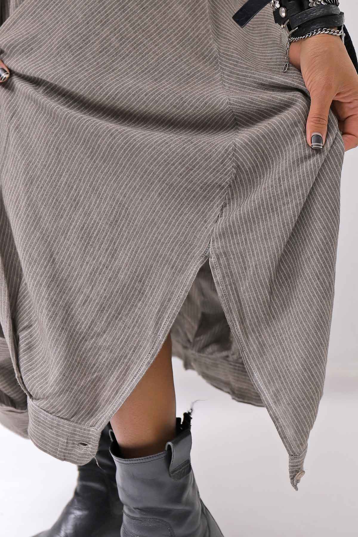 【studio b3】 MULTI-WAY PANTS&amp;SKIRT DRESS NB2088_SAND OLD DYE