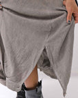 【studio b3】 MULTI-WAY PANTS&SKIRT DRESS NB2088_SAND OLD DYE