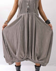 【studio b3】 MULTI-WAY PANTS&SKIRT DRESS NB2088_SAND OLD DYE