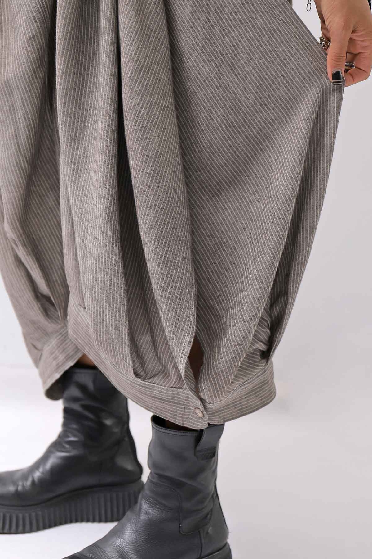 【studio b3】 MULTI-WAY PANTS&amp;SKIRT DRESS NB2088_SAND OLD DYE