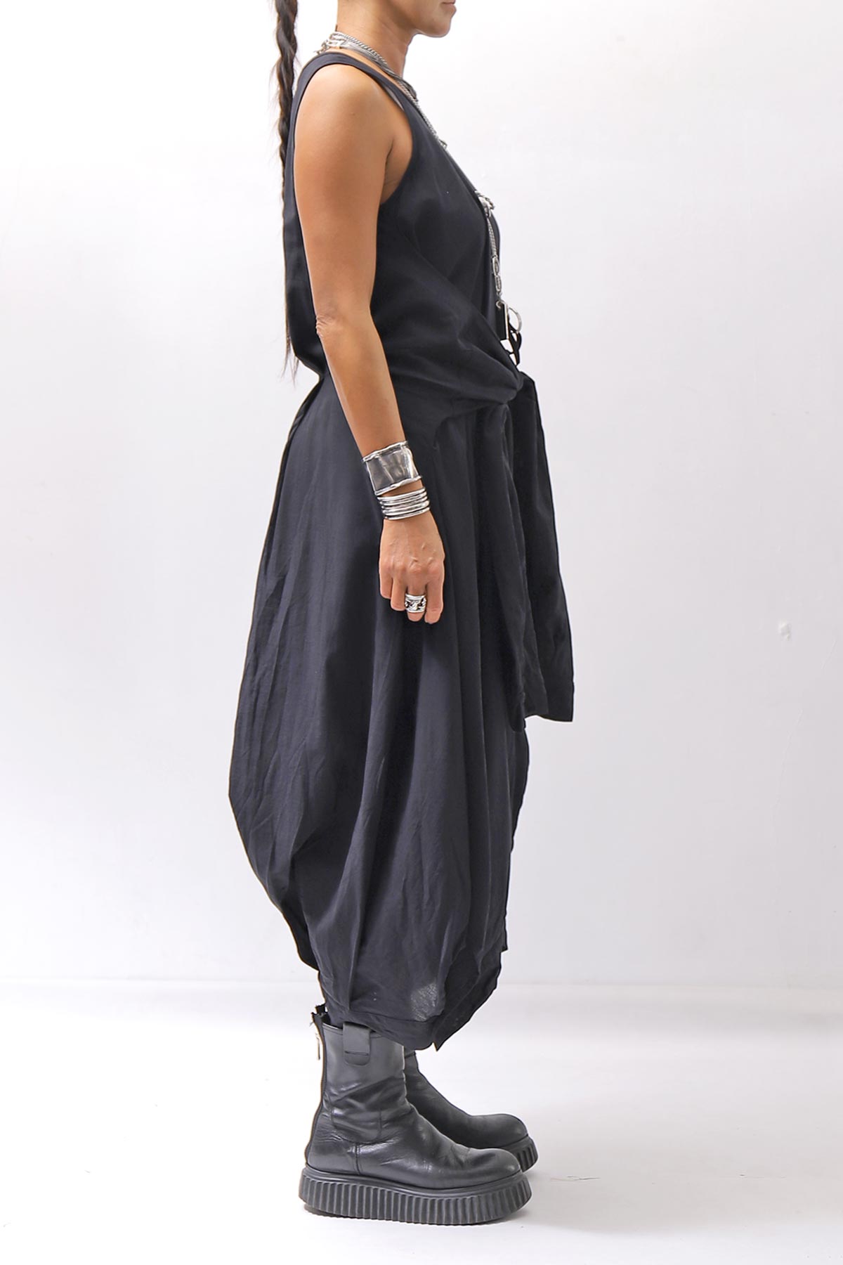【studio b3】 MULTI-WAY PANTS&amp;SKIRT DRESS NB2088_BLACK