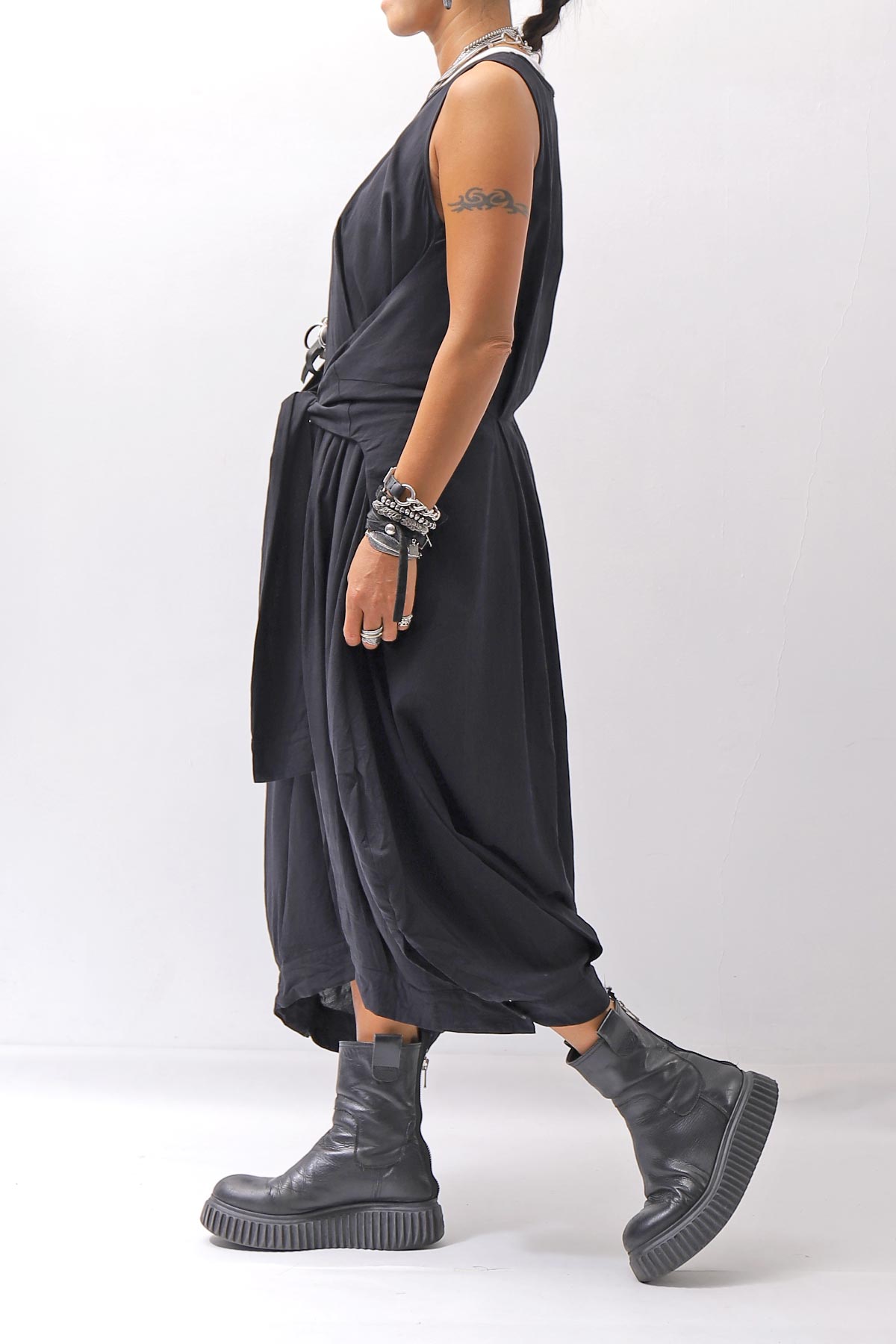 【studio b3】 MULTI-WAY PANTS&amp;SKIRT DRESS NB2088_BLACK