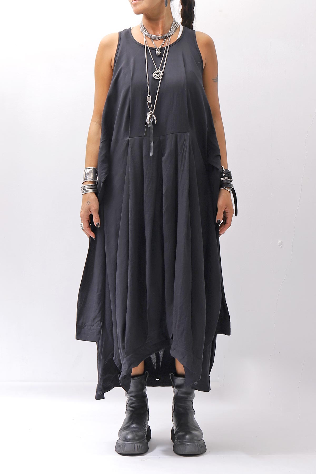 【studio b3】 MULTI-WAY PANTS&amp;SKIRT DRESS NB2088_BLACK