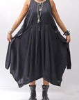 【studio b3】 MULTI-WAY PANTS&SKIRT DRESS NB2088_BLACK