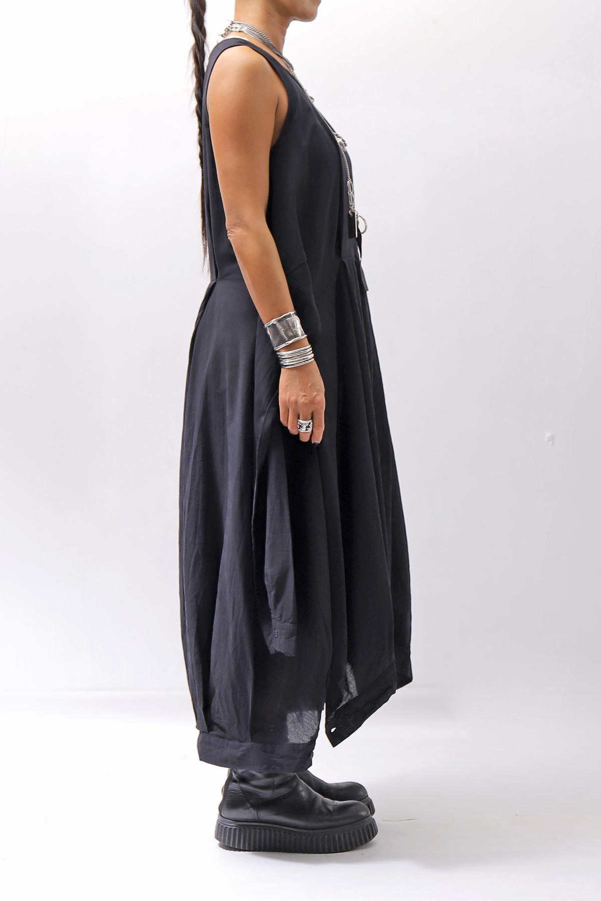【studio b3】 MULTI-WAY PANTS&amp;SKIRT DRESS NB2088_BLACK