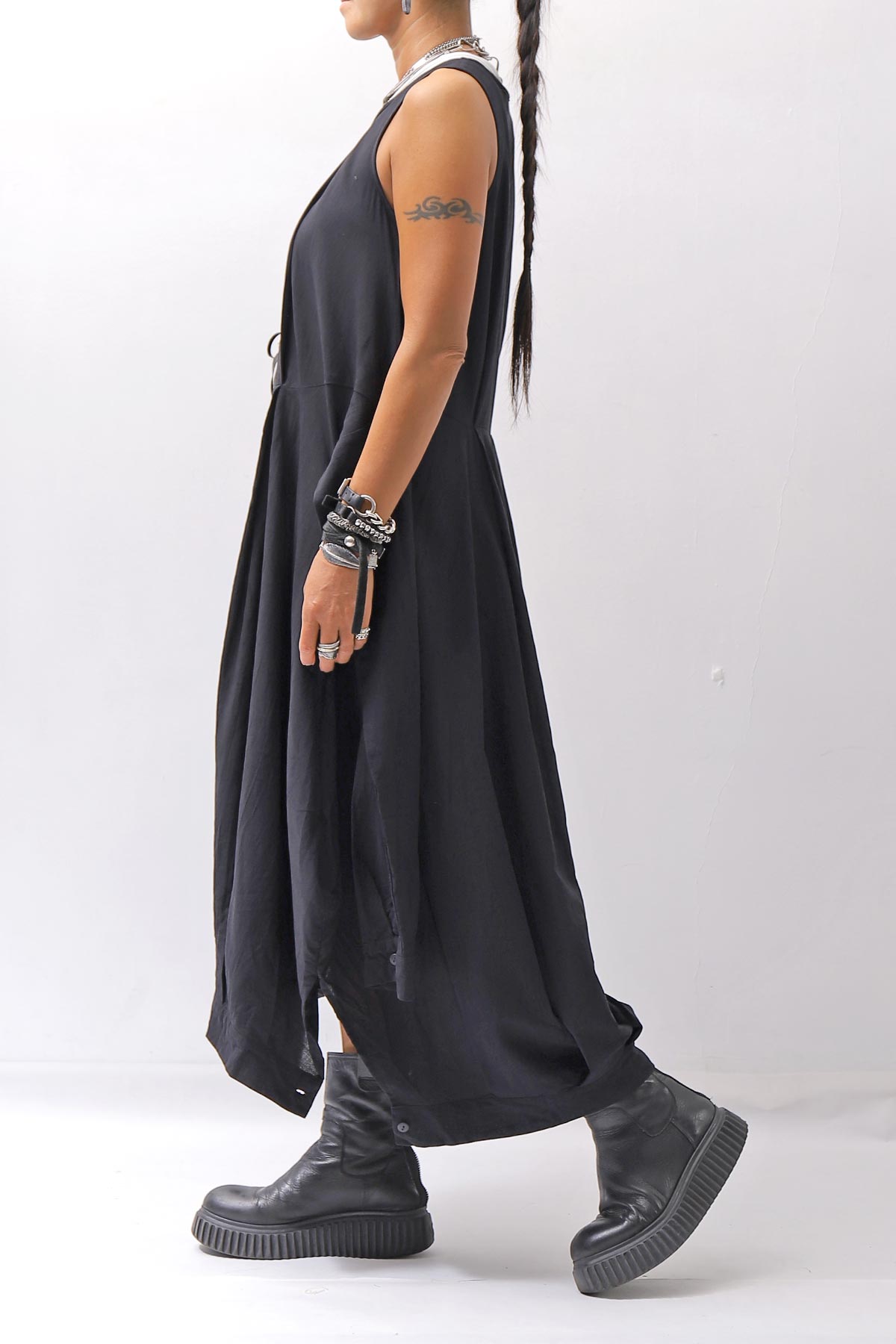 【studio b3】 MULTI-WAY PANTS&amp;SKIRT DRESS NB2088_BLACK