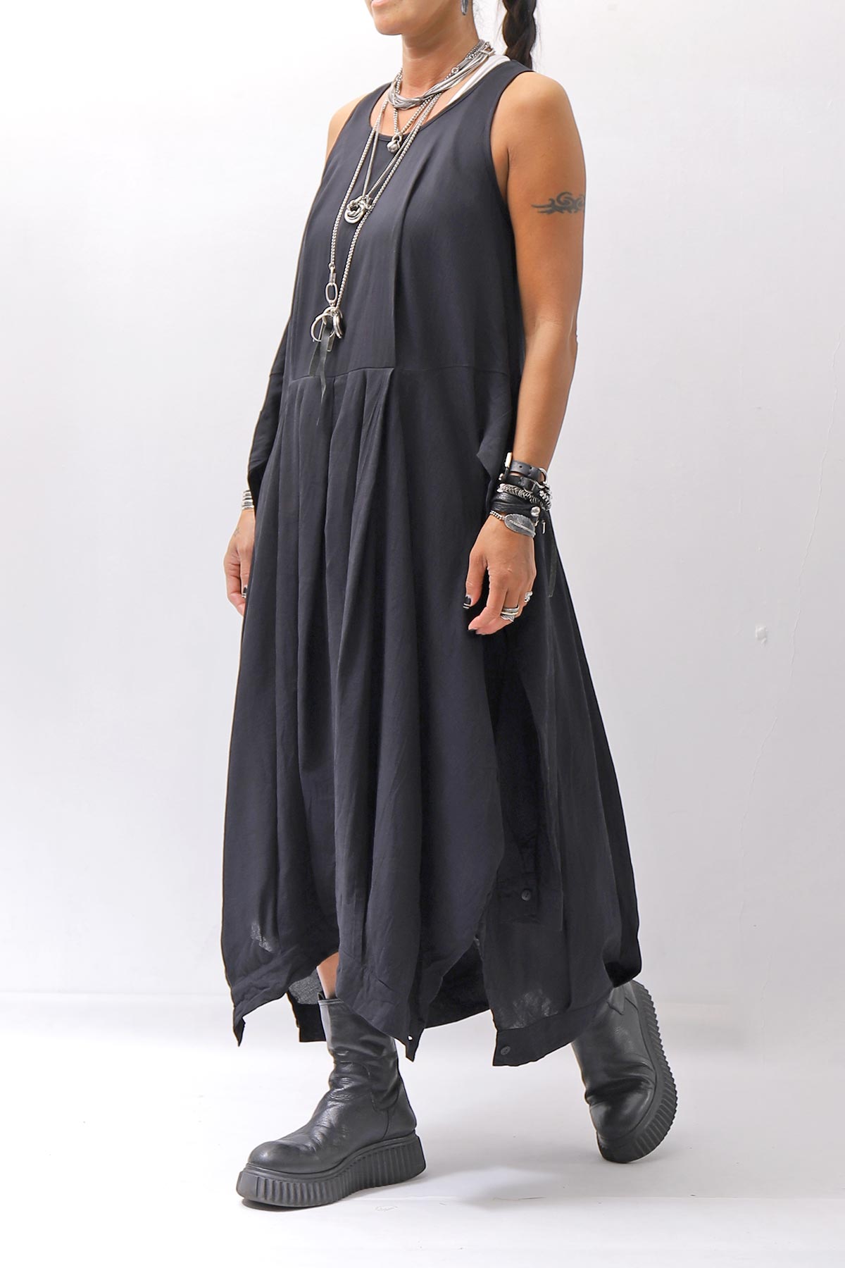 【studio b3】 MULTI-WAY PANTS&amp;SKIRT DRESS NB2088_BLACK