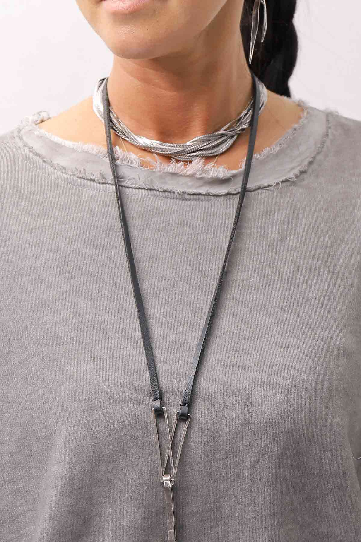 【sanctamuerte】BACK DRAPE&amp;COTTON LIGHT SWEAT TOP S04/M1_GREY