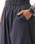 【studio b3】 UNISEX LIGHT COTTON PANTS NB2090_BLACK