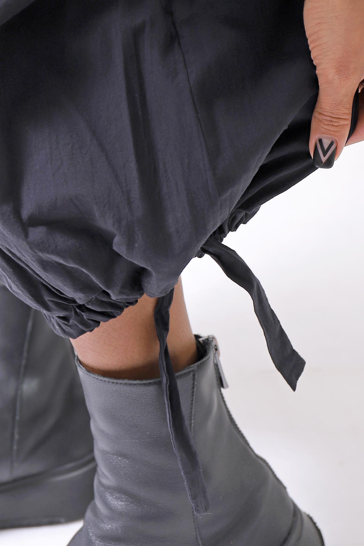 【studio b3】 UNISEX LIGHT COTTON PANTS NB2090_BLACK