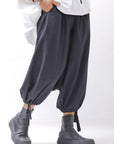 【studio b3】 UNISEX LIGHT COTTON PANTS NB2090_BLACK