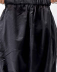 【studio b3】 UNISEX LIGHT COTTON SARROUEL PANTS BZB1668_BLACK