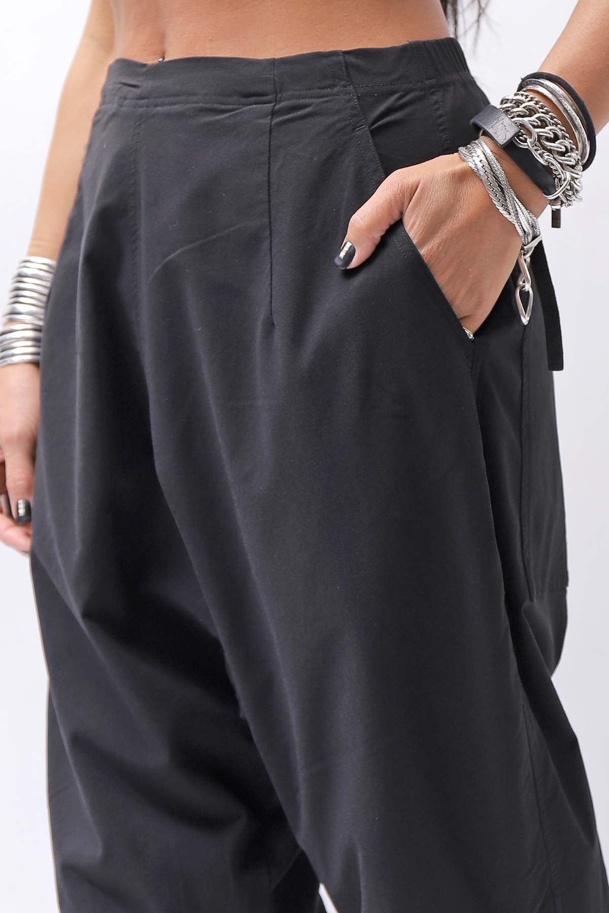 【RUNDHOLZ】 UNISEX STRETCH PANTS 339 0131_BLACK