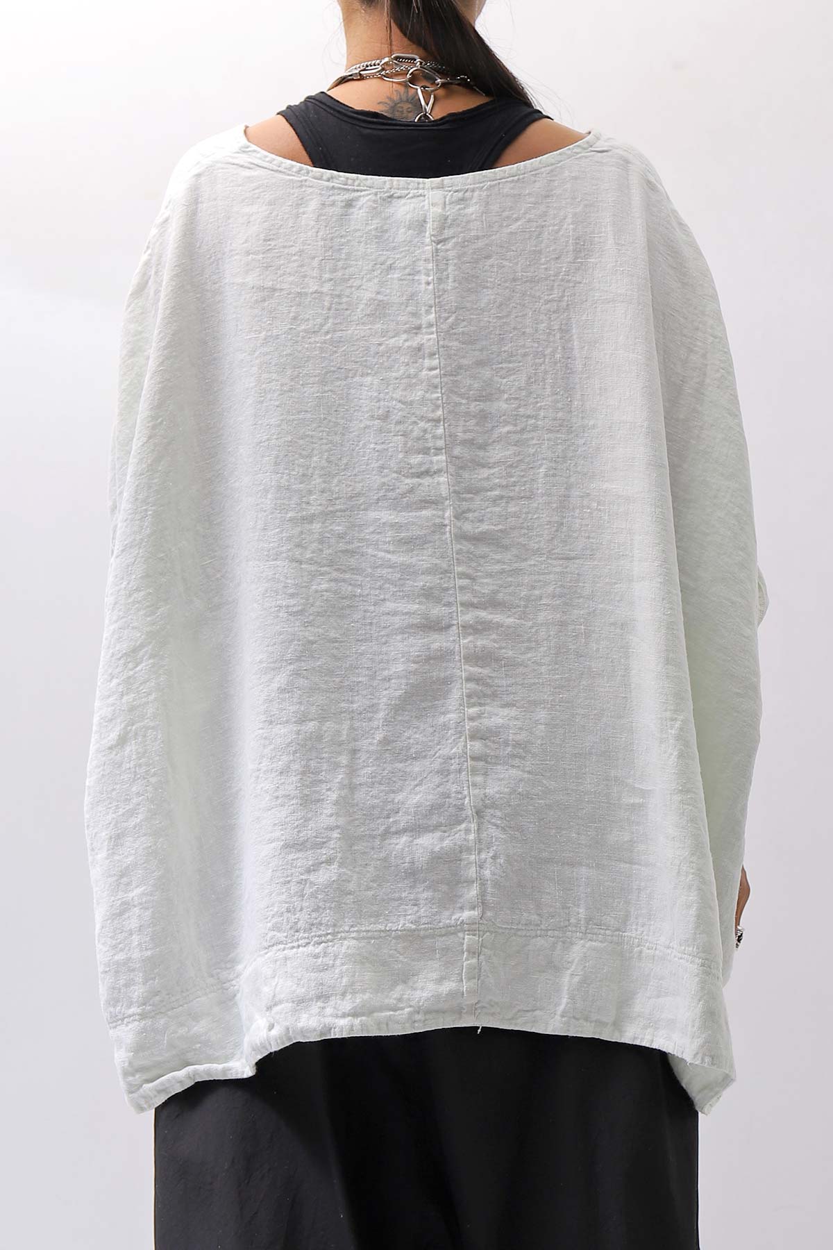 【RUNDHOLZ】 COTTON MESH KNIT TOPS _BLACK