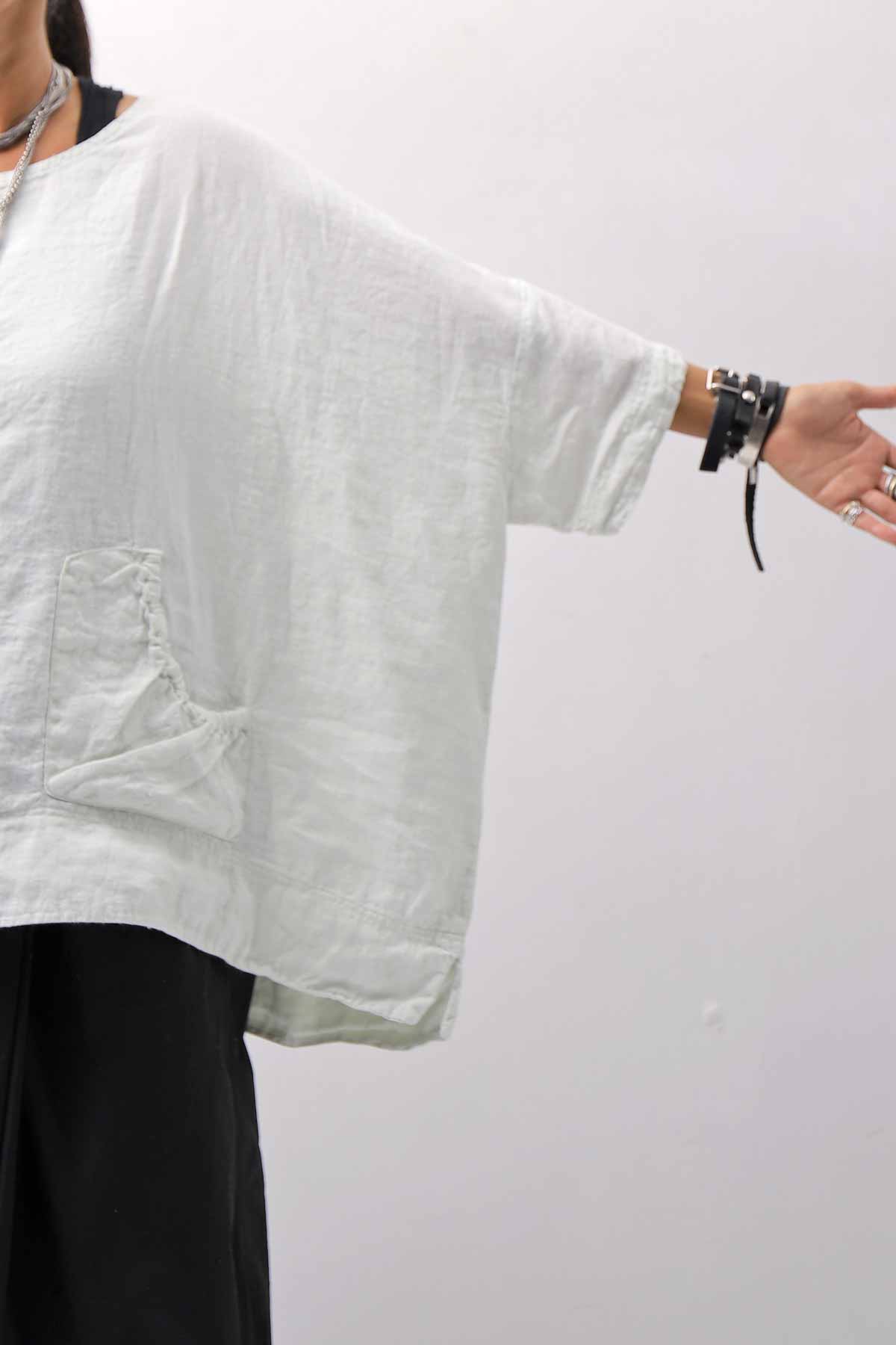 【RUNDHOLZ】 COTTON MESH KNIT TOPS _BLACK