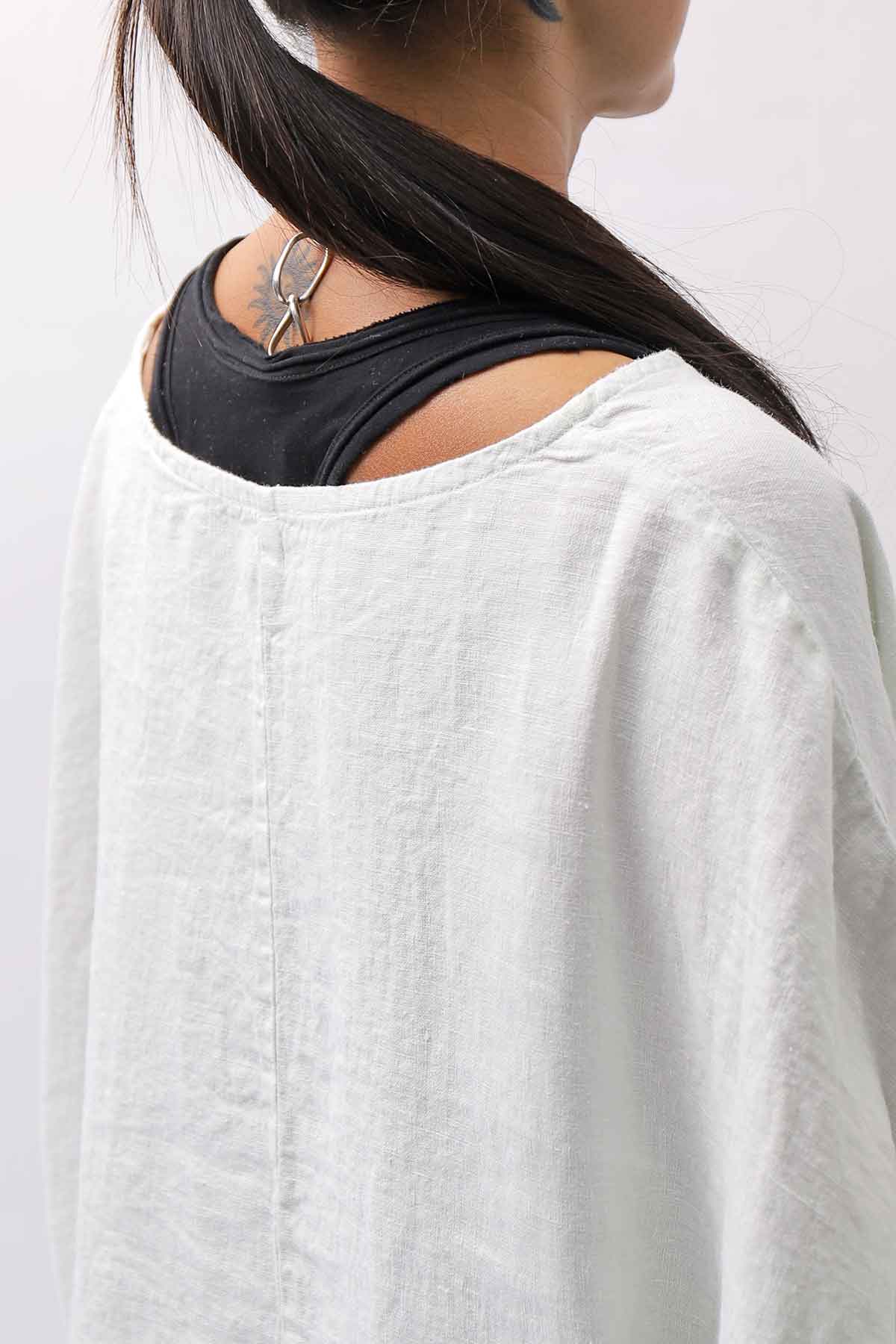 【RUNDHOLZ】 COTTON MESH KNIT TOPS _BLACK