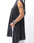 【PLÜ】 STRECTCH COTTON USUFUL TOP 5068_BLACK