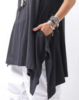 【PLÜ】 STRECTCH COTTON USUFUL TOP 5068_BLACK
