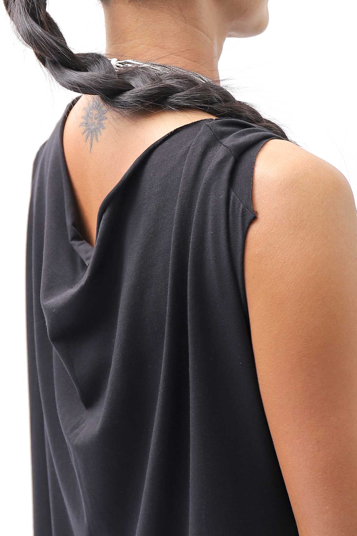 【PLÜ】 STRECTCH COTTON USUFUL TOP 5068_BLACK