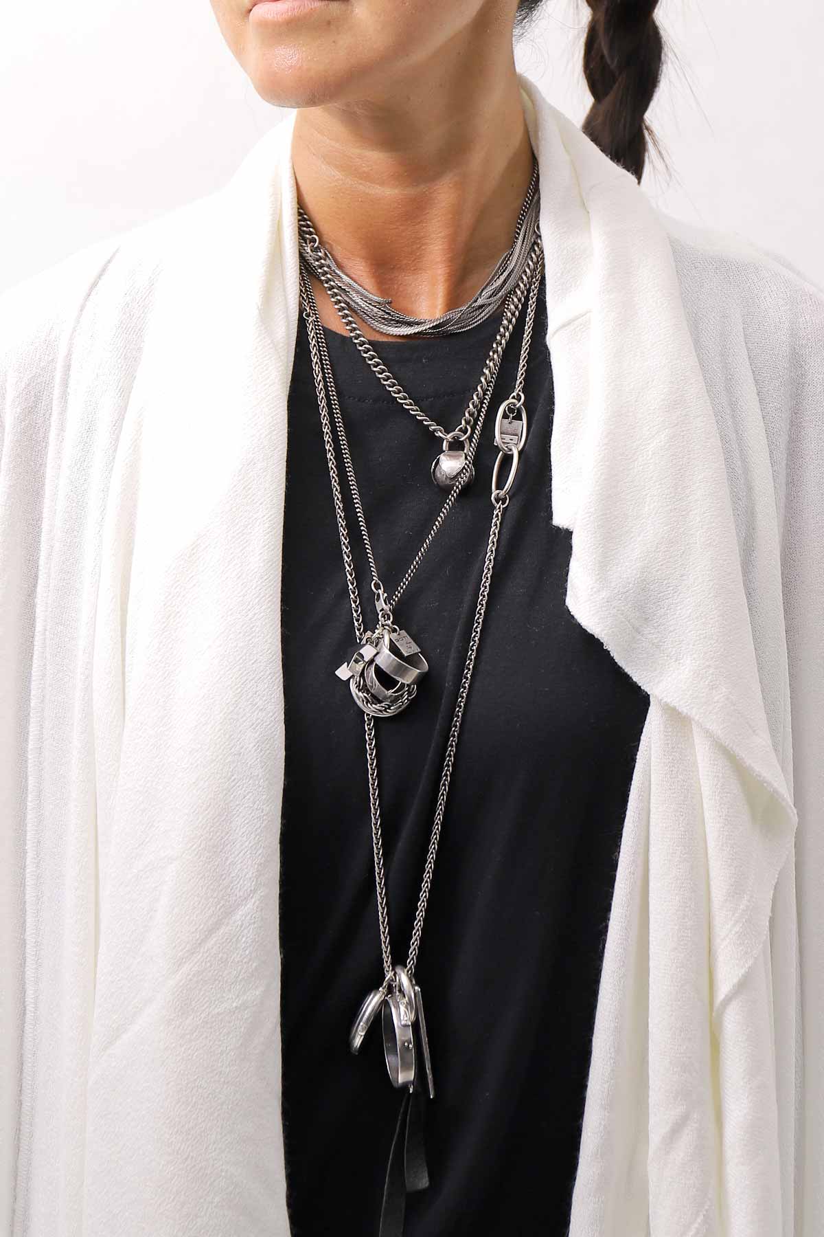 【NOSTRASANTISSIMA】 ASYMMETRY BACK CROSS CARDIGAN TS24_WHITE