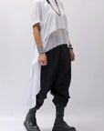 【studio b3】 COTTON LAYERED BACK LONG TOP MPB1822_WHITE