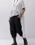 【studio b3】 COTTON LAYERED BACK LONG TOP MPB1822_WHITE
