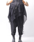 【studio b3】 HAND-MADE MIXED COTTON TOP MPB1881_BLACK