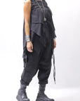 【studio b3】 HAND-MADE MIXED COTTON TOP MPB1881_BLACK
