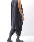【studio b3】 HAND-MADE MIXED COTTON TOP MPB1881_BLACK