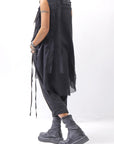 【studio b3】 HAND-MADE MIXED COTTON TOP MPB1881_BLACK
