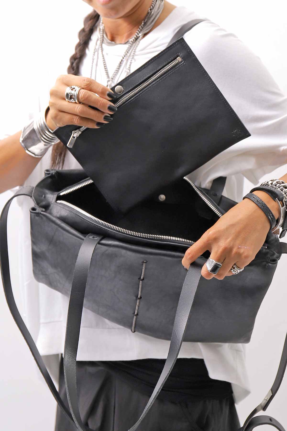 【VB Valentina Banella】 2WAY RECTANGLE SHOULDER BAG