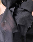 【studio b3】 HAND-MADE MIXED COTTON TOP MPB1881_BLACK