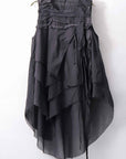 【studio b3】 HAND-MADE MIXED COTTON TOP MPB1881_BLACK