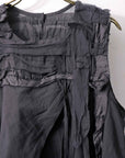 【studio b3】 HAND-MADE MIXED COTTON TOP MPB1881_BLACK