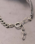 【Rusty Thought】 SILVER FEATHER CHAIN BRACELET_RT06