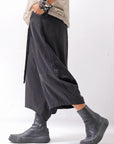 【studio b3】 UNISEX LIGHT COTTON EASY BOX PANTS NB2123_BLACK
