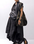 【RUNDHOLZ】 MULTIWAY LINEN DRESS 354 0901_BLACK