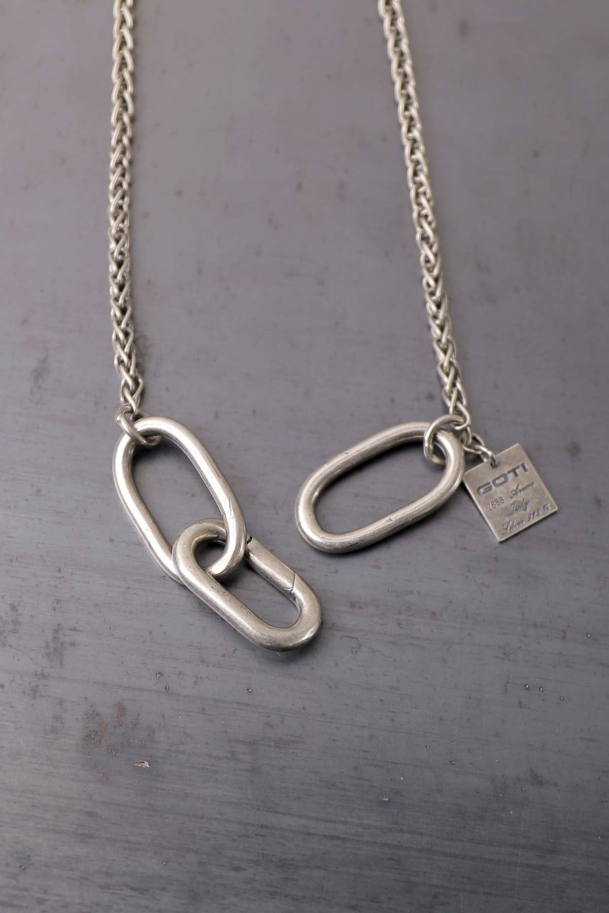 【GOTI】 CHAIN MIXED PENDANT &quot;ARGE&quot;_CN0304