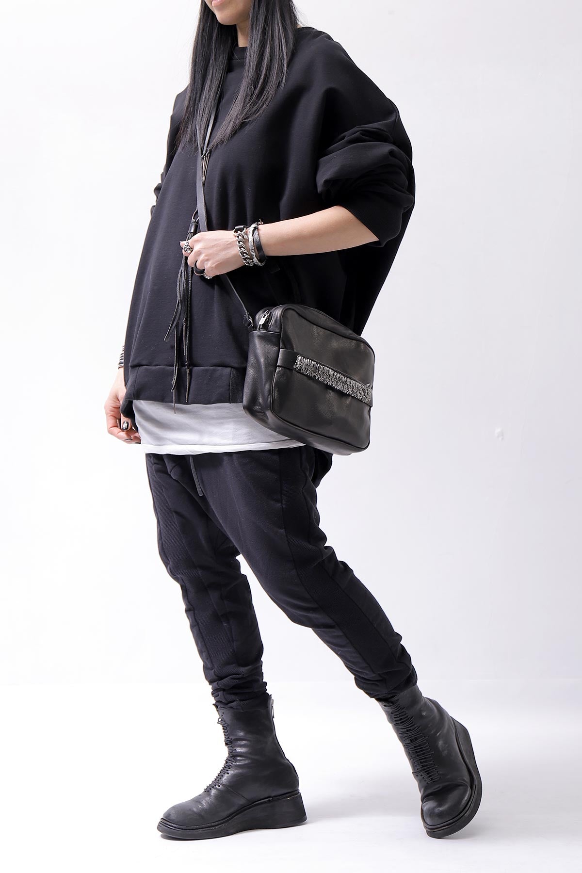 【DANIELE BASTA】 2WAY SHOULDER CLUTCH BAG MAMI FOGLIE_DB0304